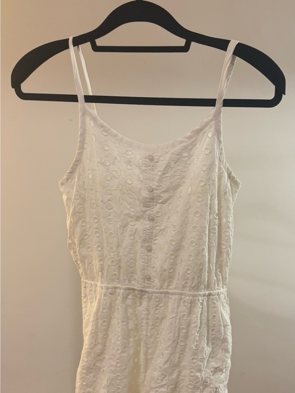 abercrombie kids White Eyelet romper